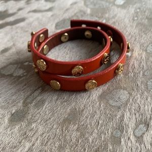 Tory Burch Orange wrap bracelet